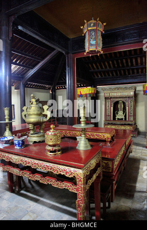 Vietnam, Hue, tombeau de l'Empereur Tu Duc, Luong Khiem, Temple Banque D'Images