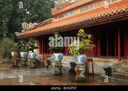 Vietnam, Hue, tombeau de l'Empereur Minh Mang, Banque D'Images