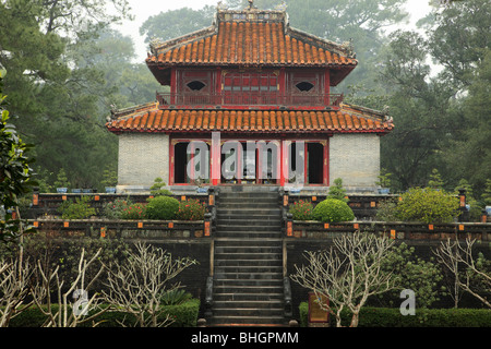 Vietnam, Hue, tombeau de l'Empereur Minh Mang, Banque D'Images