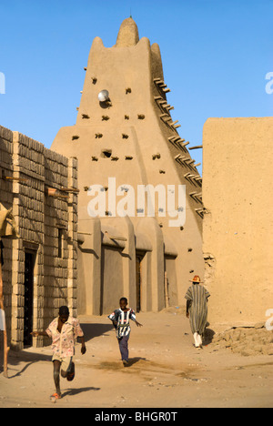 Mosquée Sankoré.Construit en 15ème-16ème siècles . La ville de Tombouctou. Région de Tombouctou. Le Mali. Banque D'Images