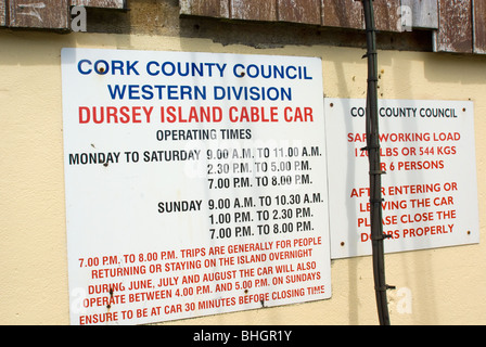 Vue prise à Ballaghboy, près de Dursey Island, dans le comté de Cork, Irlande Banque D'Images