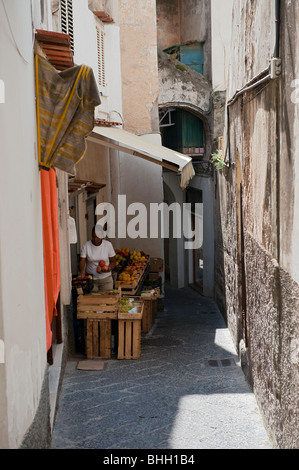 Ruelles de Capri, l'île de Capri, Italie Banque D'Images