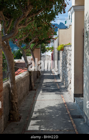 Ruelles de Capri, l'île de Capri, Italie Banque D'Images