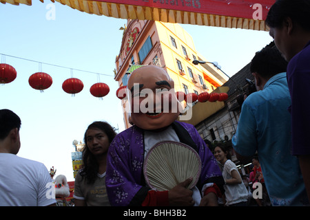 Au défilé chinois Yaowarat Road Bangkok , Thaïlande , Chinatown' Banque D'Images