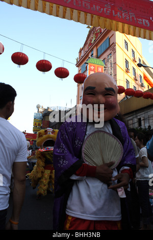 Au défilé chinois Yaowarat Road Bangkok , Thaïlande , Chinatown' Banque D'Images