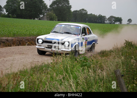 Ford Escort RS2000 Mk 1 BDA à 2009 Paradigit ELE rally-néerlandais Banque D'Images