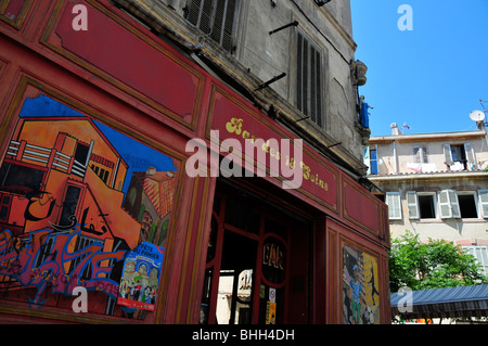 Bar des 13 coins, le panier, Marseille Banque D'Images