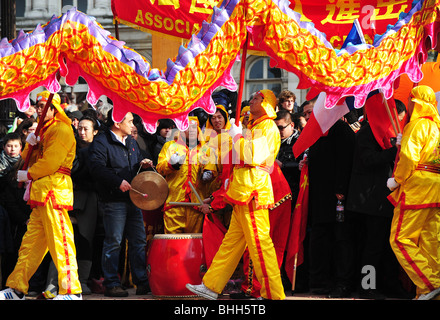 "Les célébrations du nouvel an chinois 2010 chinatown Paris Banque D'Images