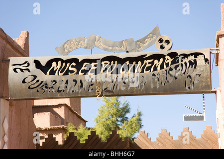 Musée du Cinéma le Musée du Cinéma à Ouarzazate, Maroc Banque D'Images