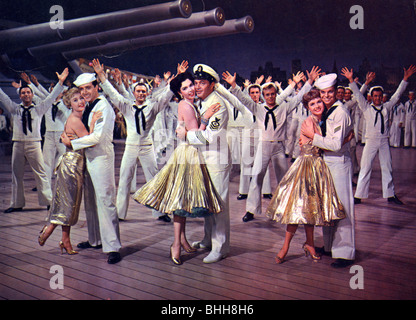 Cliquez sur le pont - 1955 film MGM musical - voir description ci-dessous pour les noms Banque D'Images