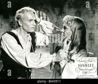 HAMLET - 1948 Grade/Deux villes film avec Laurence Olivier et Jean Simmons comme Ophelia Banque D'Images