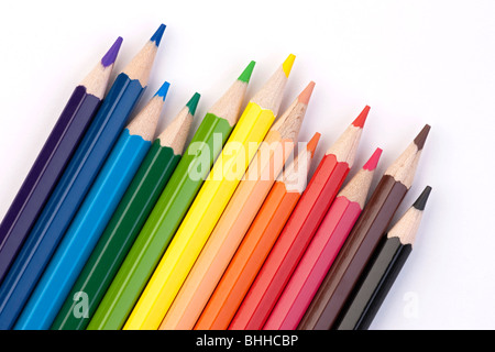 Crayons de couleur Banque D'Images