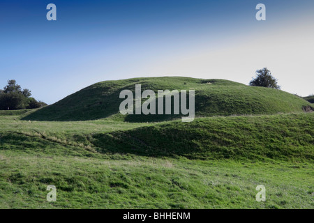 Motte et bailey château yelden home counties bedfordshire Angleterre Angleterre europe Banque D'Images