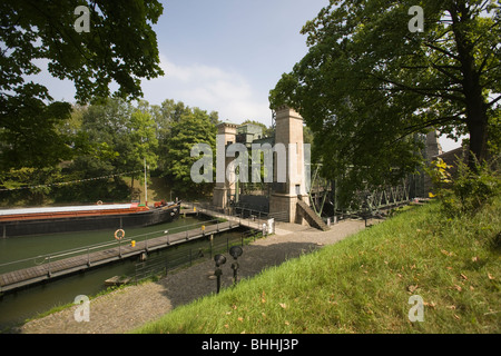 Henrichenburg Schiffshebewerk, de Waltrop Banque D'Images