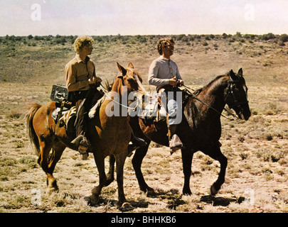 BUTCH ET SUNDANCE : LES PREMIERS JOURS - 1979 film TCF avec Tom Berenger à droite comme Butch et William Katt que Sundance Banque D'Images