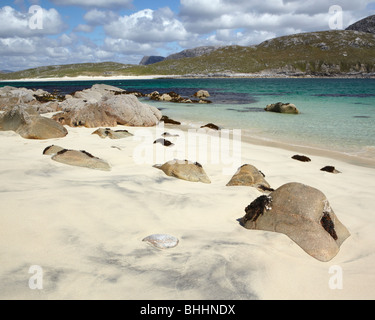 Voir l'ensemble du continent à l'escarpe de Kyle Harris, Scotland Banque D'Images