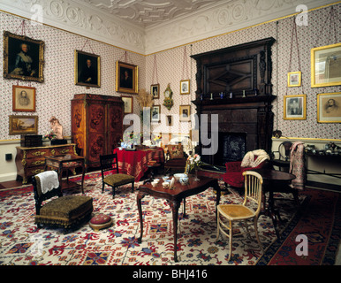 Braybrooke dame's Salon, Audley End House, Saffron Walden, Essex, 1994. Artiste : Paul Highnam Banque D'Images