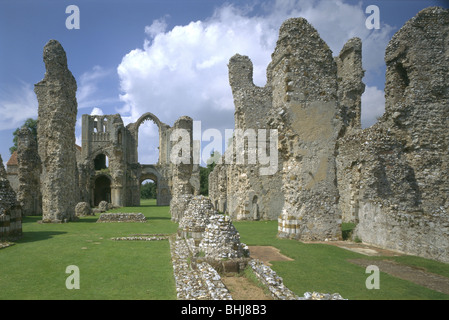 Église du prieuré, Château Acre Prieuré, Norfolk, en 1997. Artiste : J Bailey Banque D'Images