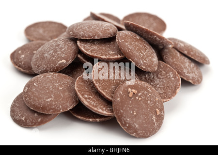 Pile de Cadburys boutons chocolat au lait Banque D'Images