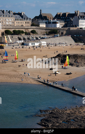 Saint Malo, Ille et Vilaine, Bretagne, France Banque D'Images