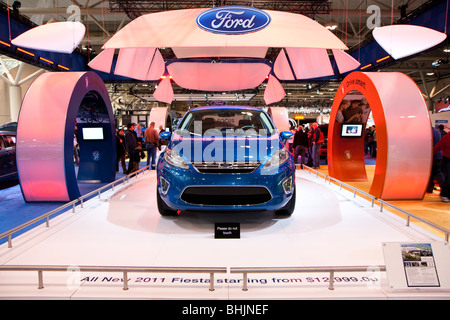 Ford Focus 2012 blue Banque D'Images