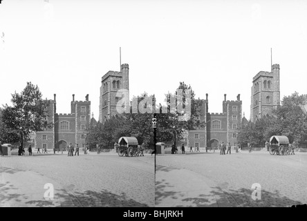 Gatehouse, Lambeth Palace, Lambeth, London, c1870-1900. Artiste : York & Fils Banque D'Images