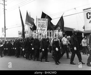 Géographie / voyages, Japon, politique, manifestations, étudiants manifestant contre la guerre au Vietnam, Tokyo, 1971, Banque D'Images
