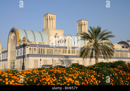 Souk central dans la ville de Sharjah, Emirats Arabes Unis Banque D'Images