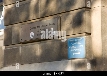 Poste de Police à Bootle Street Manchester Banque D'Images