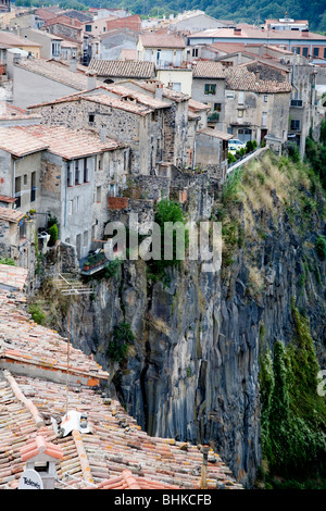 Castelfollit de la Roca, Catalogne, Espagne Banque D'Images