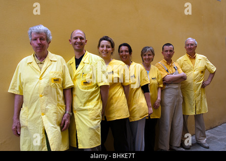 Établissement familial pasta factory en Lari, Italie : Martelli Famiglia di pastai Banque D'Images