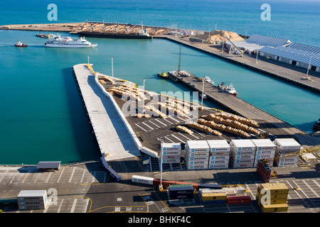 Port de Napier, Nouvelle-Zélande Banque D'Images