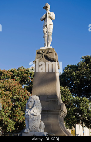 South African War Memorial, Marine Parade, Napier, Nouvelle-Zélande Banque D'Images