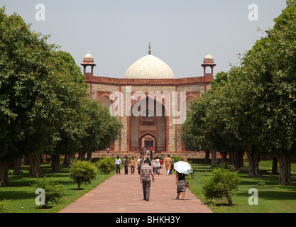 L'Haryana India New Delhi Tombe de Humayun Banque D'Images