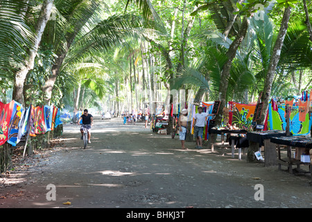 Marché Hippie à dominical, Puntarenas, Costa Rica Banque D'Images