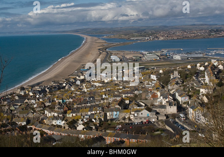 Île de Portland se trouve dans la Manche Banque D'Images