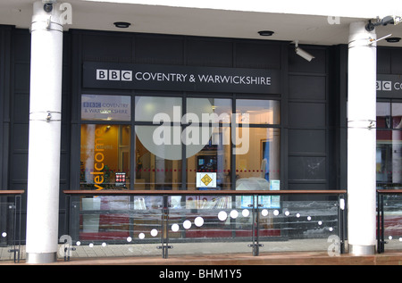 BBC Radio Warwickshire Coventry et de l'administration centrale, Place du Prieuré, Coventry, Angleterre, RU Banque D'Images
