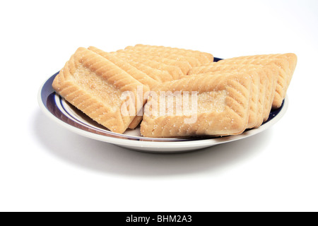 Assiette de Biscuits Banque D'Images