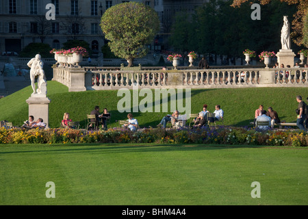 Le Jardin du Luxembourg, Paris, France Banque D'Images