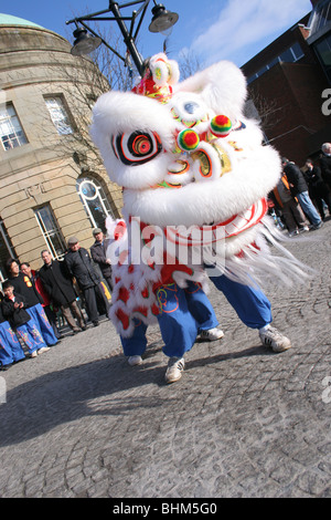 Le NOUVEL AN CHINOIS 2010 KILMARNOCK, Ayrshire Banque D'Images