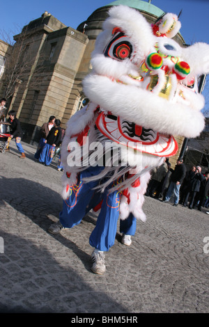 Les célébrations du Nouvel An chinois à Kilmarnock Écosse Banque D'Images