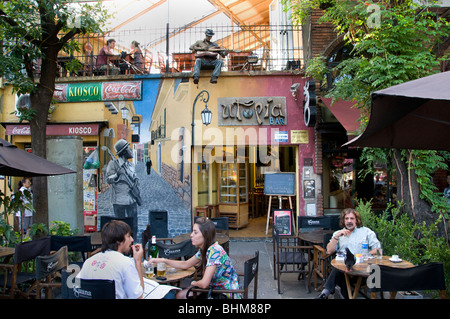 Palermo Viejo Soho Pub Bar Café Restaurant de Buenos Aires Argentine Banque D'Images