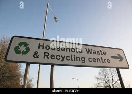 Signe de recyclage Banque D'Images