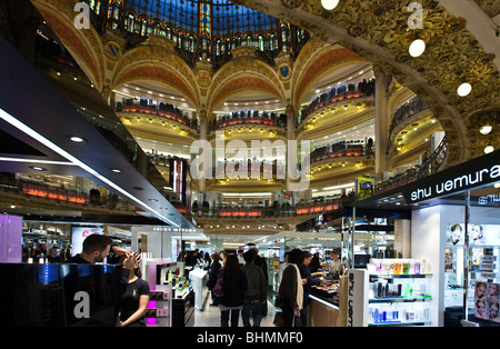 France,Paris, le centre commercial Les Galeries La Fayette Banque D'Images