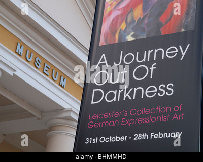 Le New Walk Museum and Art Gallery dans le centre-ville de Leicester, Leicestershire Angleterre UK Banque D'Images