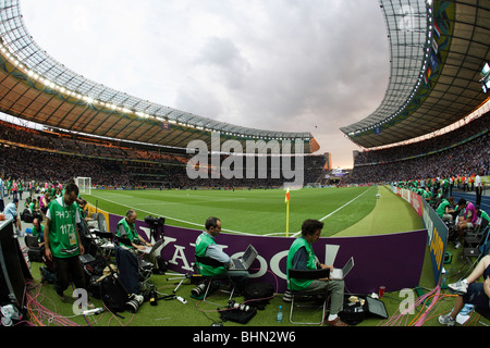 Vue générale du stade olympique avant le début de la finale de la Coupe du Monde de la FIFA 2006 entre l'Italie et la France le 9 juillet 2006. Banque D'Images