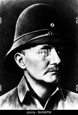 Lettow-Vorbeck, Paul von, 20.3.1870 - 9.3.1964, général allemand, commandant des forces allemandes en Afrique de l'est 1913 - 1915, portrait, Banque D'Images