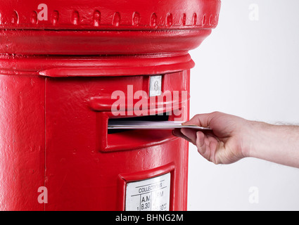 Pilier post box office postal Royal Mail lettre Banque D'Images