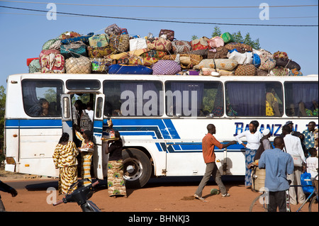 Bus de Bamako à Djenné, Mali, Afrique de l'Ouest Banque D'Images
