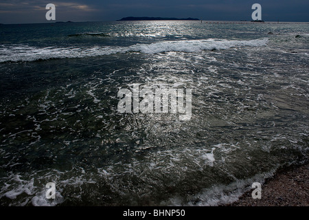 Seascape Koh Si Chang Banque D'Images